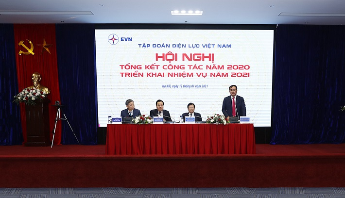 EVN tổ chức Hội nghị tổng kết công tác năm 2020, triển khai nhiệm vụ năm 2021