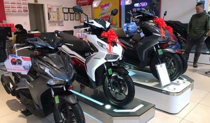 Thị trường xe máy Việt Nam giảm mạnh trong năm 2020 do ảnh hưởng của dịch Covid 19