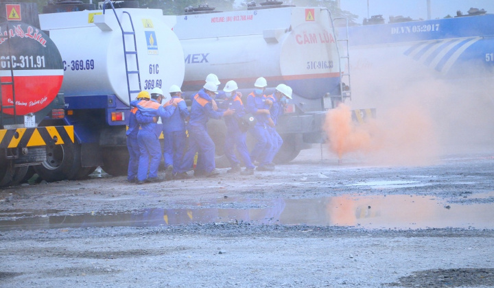 Tổng kho Nhà Bè sẵn sàng đảm bảo an toàn PCCC cho 2021