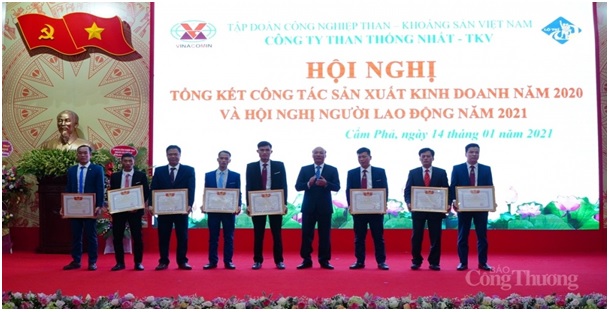 Than Thống Nhất: Dành 1,5 tỷ đồng thưởng cho tập thể, cá nhân đạt các danh hiệu thi đua năm 2020