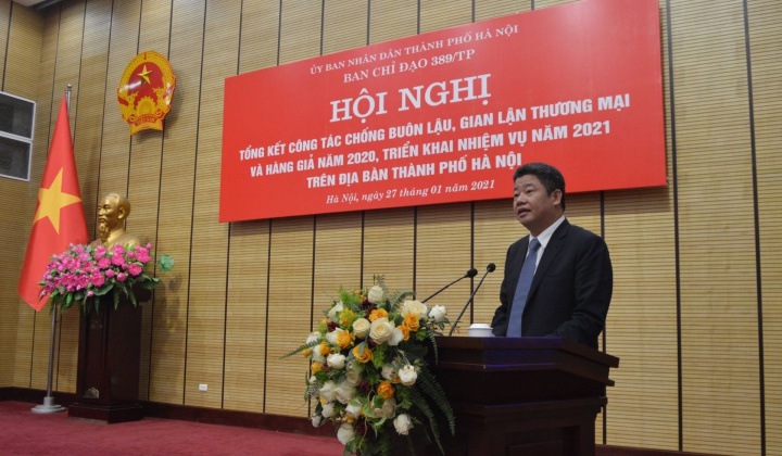 Hà Nội: Ban Chỉ đạo 389 tổng kết hoạt động năm 2020 và triển khai nhiệm vụ năm 2021