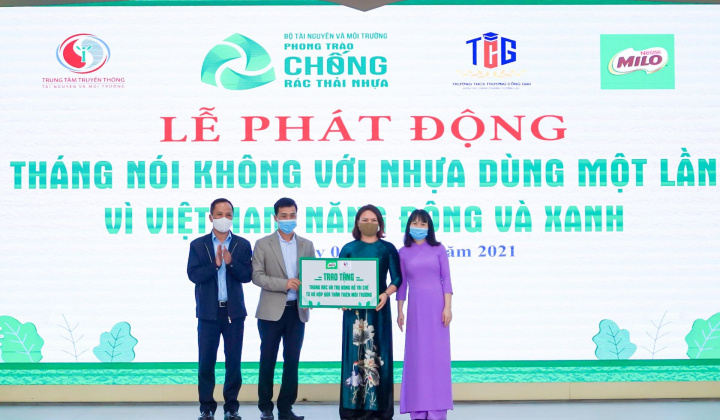 1.500 trường học trên cả nước cùng Nestlé MILO "Nói không với nhựa dùng một lần"