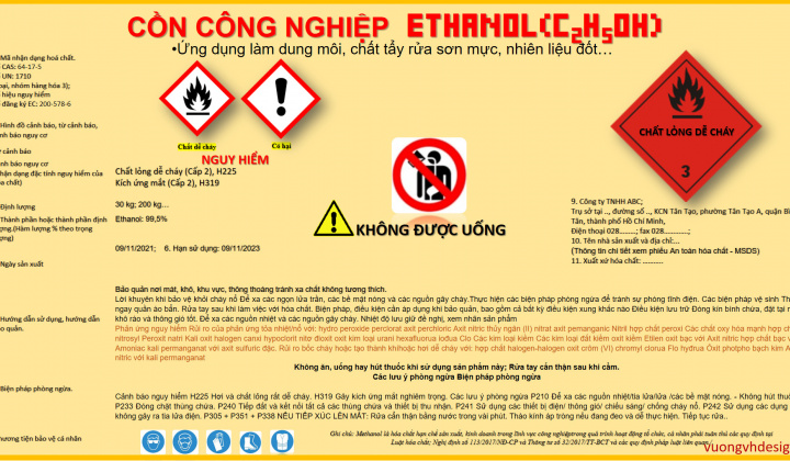 Cảnh báo sự nguy hiểm của methanol, cồn công nghiệp đối với sức khỏe con người