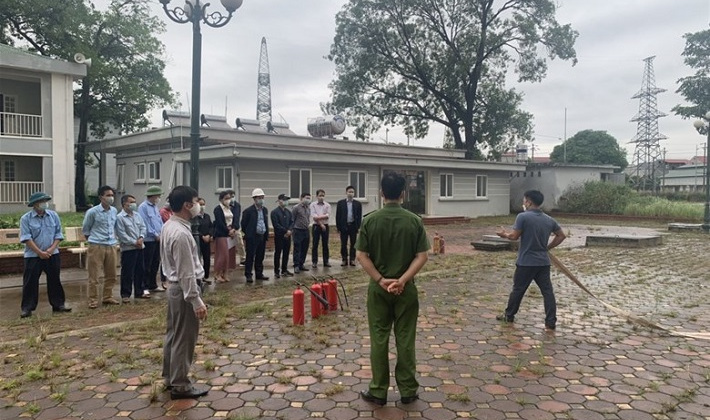 Trường Đại học Điện lực tập huấn công tác phòng cháy, chữa cháy và cứu hộ cứu nạn