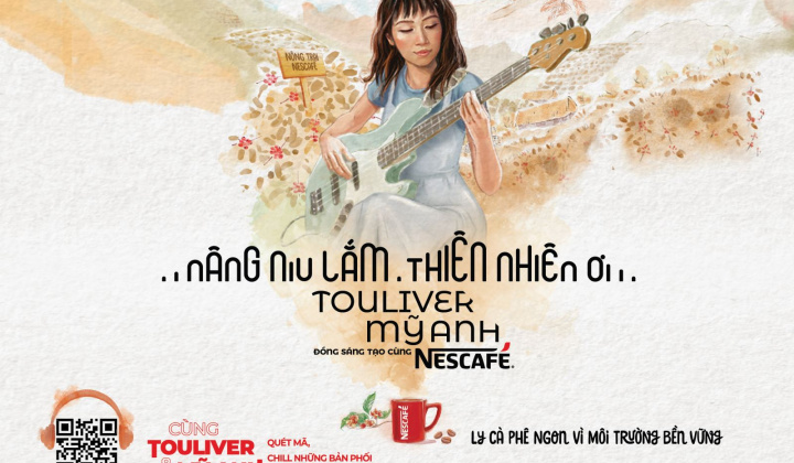 NESCAFÉ kết hợp cùng Touliver và Mỹ Anh ra mắt album lấy chất liệu từ âm thanh của nông trại cà phê