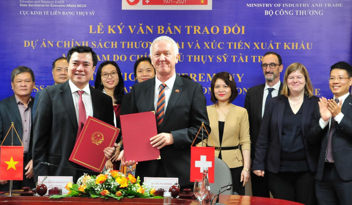Thụy Sỹ hỗ trợ Việt Nam xúc tiến xuất khẩu, nâng cao năng lực cạnh tranh cho doanh nghiệp