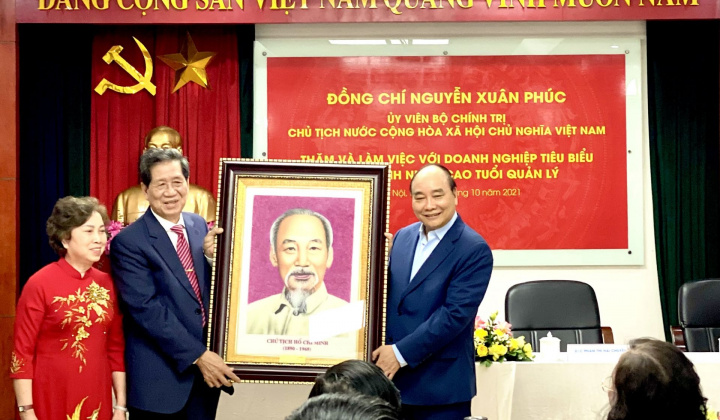 Rạng Đông vinh dự đón Chủ tịch nước Nguyễn Xuân Phúc đến thăm và làm việc