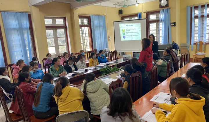 Đào tạo về Thương mại điện tử cho lao động nữ di cư và trẻ em gái ngoài nhà trường