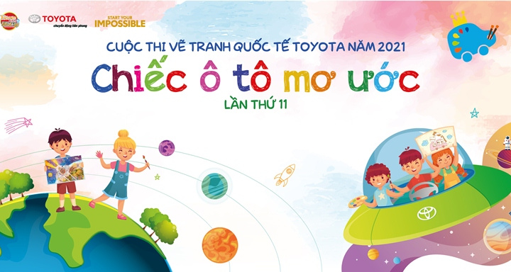 Toyota khởi động cuộc thi vẽ tranh quốc tế “Chiếc ô tô mơ ước” 2021