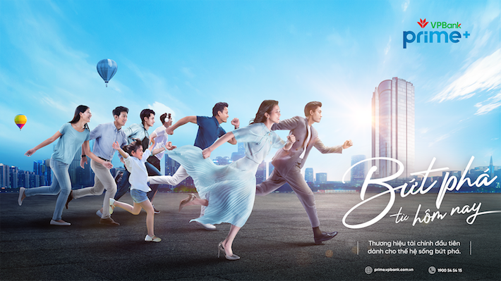 VPBank Prime - Thương hiệu tài chính dành riêng cho thế hệ sống bứt phá