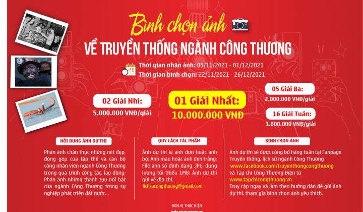 Phát động Hoạt động Bình chọn ảnh về Truyền thống ngành Công Thương