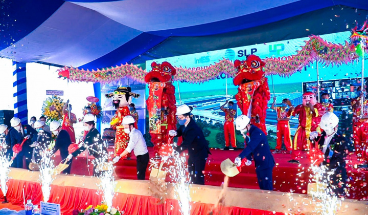 SLP tổ chức lễ động thổ dự án SLP Park Long Hau