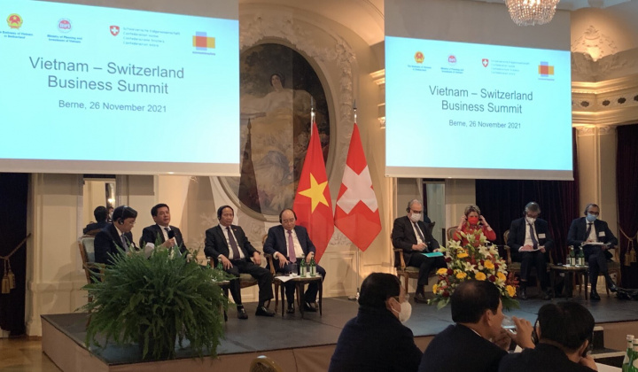 Hoạt động của Bộ trưởng Bộ Công Thương Nguyễn Hồng Diên trong khuôn khổ chuyến thăm chính thức của Chủ tịch nước tới Thụy Sỹ