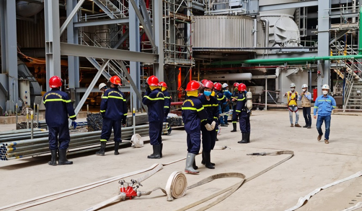 Đốt than thành công tổ máy số 2 Nhà máy nhiệt điện Nghi Sơn 2