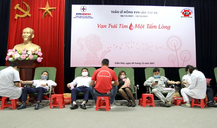 Tinh thần hiến máu cứu người tại Công ty Nhiệt điện Mông Dương