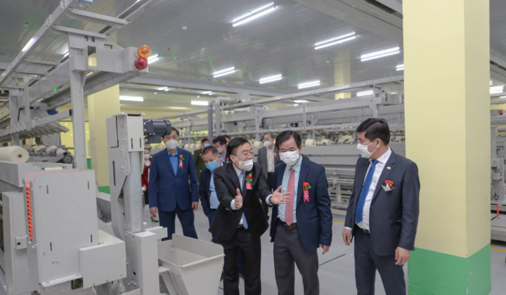 Khánh thành Nhà máy Sợi 2 tầng đầu tiên trong hệ thống Vinatex