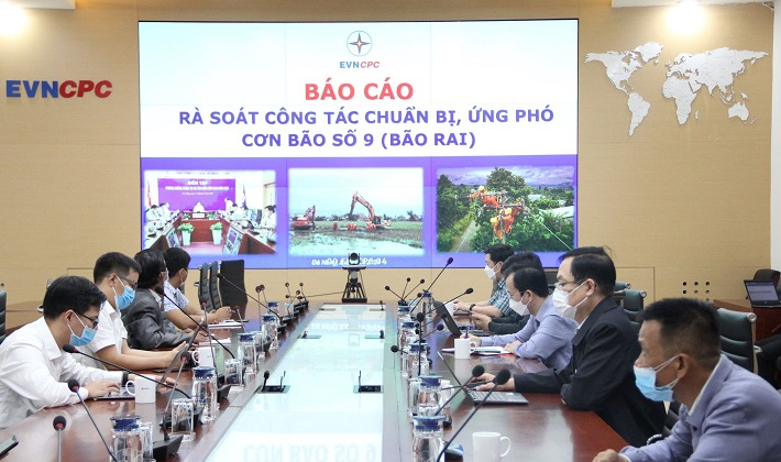 EVNCPC: Hoàn tất các phương án ứng phó bão RAI