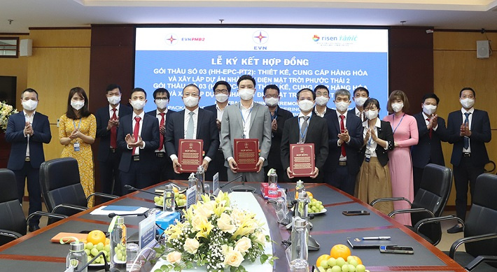 Ký hợp đồng các gói thầu EPC 2 dự án điện mặt trời Phước Thái 2 và Phước Thái 3