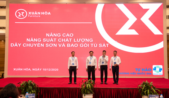 Xuân Hoà Việt Nam: Cải tiến năng suất chất lượng dây chuyền sơn và bao gói đóng hộp tủ sắt