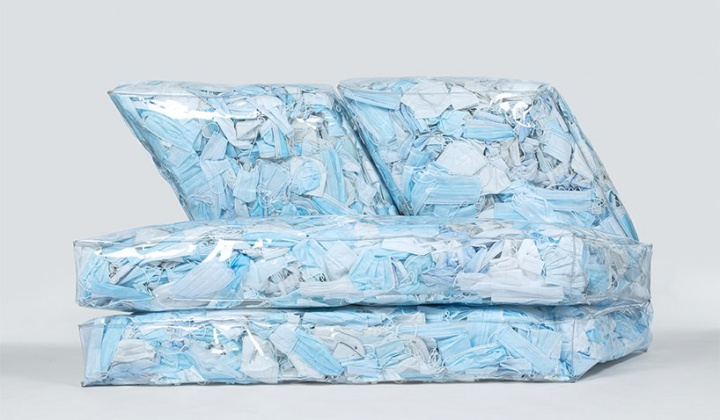 Thông điệp bảo vệ môi trường từ chiếc ghế sofa khẩu trang “couch-19”