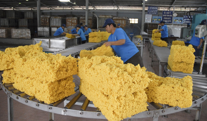 2 tháng đầu năm, xuất khẩu cao su tăng 109,9% về trị giá so với cùng kỳ