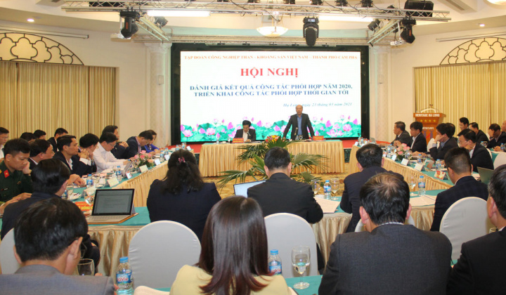 TKV tăng cường phối hợp chặt chẽ với Thành phố Cẩm Phả