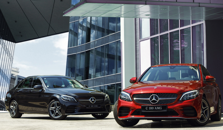 Mercedes-Benz C 180 AMG ra mắt thị trường Việt Nam: tinh chỉnh ngoại thất và vận hành