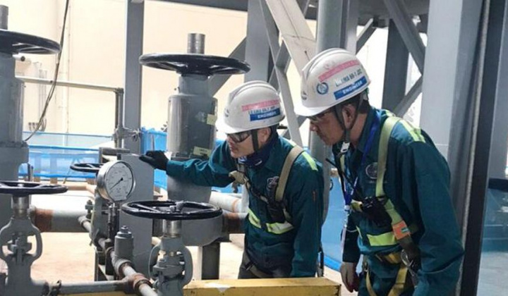 Đốt lò thành công tổ máy số 1 dự án Nhiệt điện Nghi Sơn 2