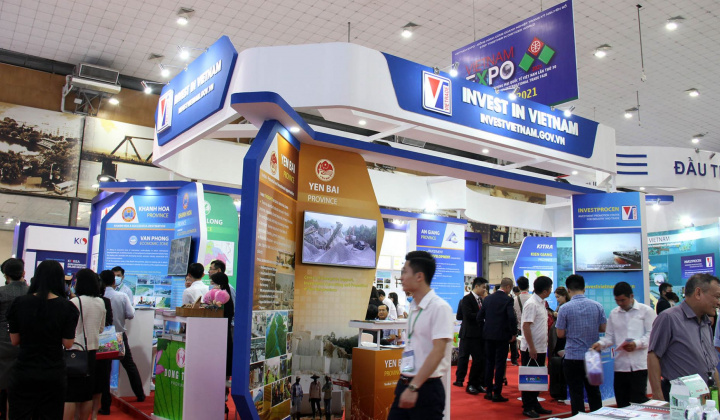 Khu gian hàng "Invest in VietNam" - điểm nhấn của VIETNAM EXPO 2021