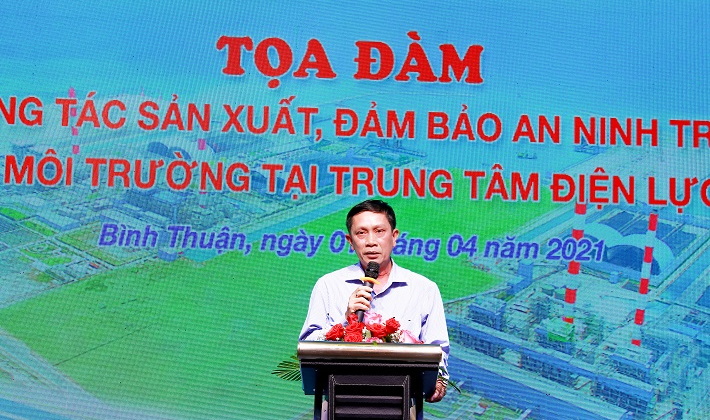 Trung tâm Điện lực Vĩnh Tân: Tọa đàm về công tác sản xuất,  đảm bảo an ninh trật tự và bảo vệ môi trường