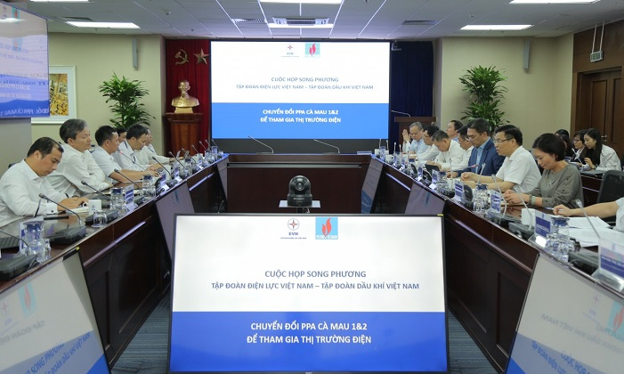 Petrovietnam và EVN tăng cường hợp tác trong lĩnh vực điện