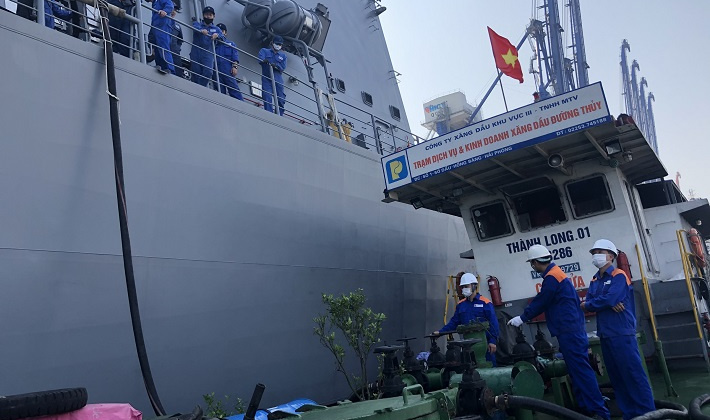 Petrolimex Hải Phòng được lựa chọn cấp nhiên liệu cho Tàu hộ vệ Akebono