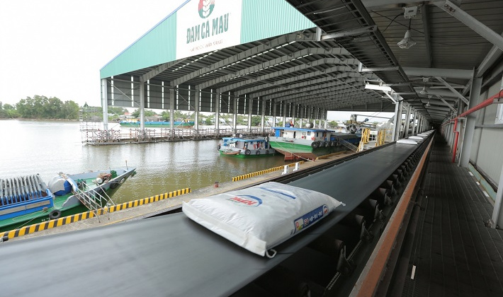 PVCFC xuất xưởng những lô hàng NPK Cà Mau đầu tiên