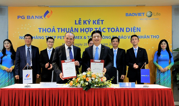 PG Bank - Bảo Việt Nhân thọ: Chính thức kí kết thỏa thuận hợp tác toàn diện