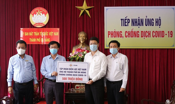 EVN ủng hộ Bắc Giang, Bắc Ninh, Đà Nẵng phòng chống dịch Covid-19