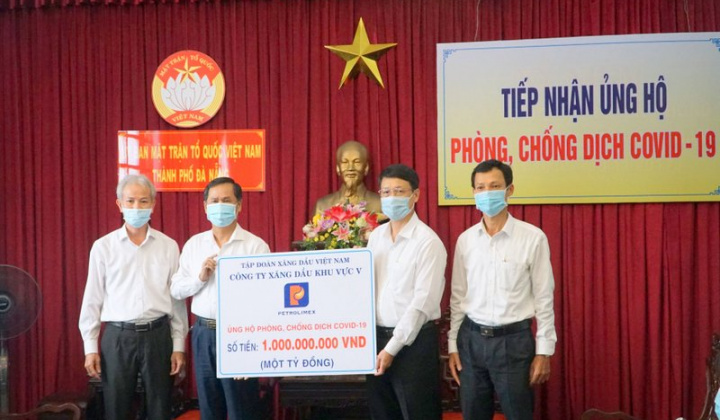 Petrolimex hỗ trợ Đà Nẵng 1 tỷ đồng kinh phí phòng chống dịch Covid-19