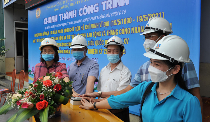 Than Cọc Sáu khánh thành công trình Hệ thống phun sương dập bụi