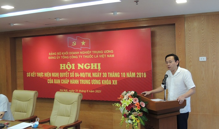 Đảng ủy Tổng công ty Thuốc lá Việt Nam: Sơ kết 5 năm thực hiện Nghị quyết số 04-NQ/TW của Ban Chấp hành Trung ương Đảng