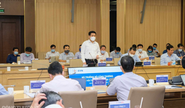 Bộ Công Thương đồng hành cùng EVN thực hiện tốt nhiệm vụ đảm bảo cung cấp điện