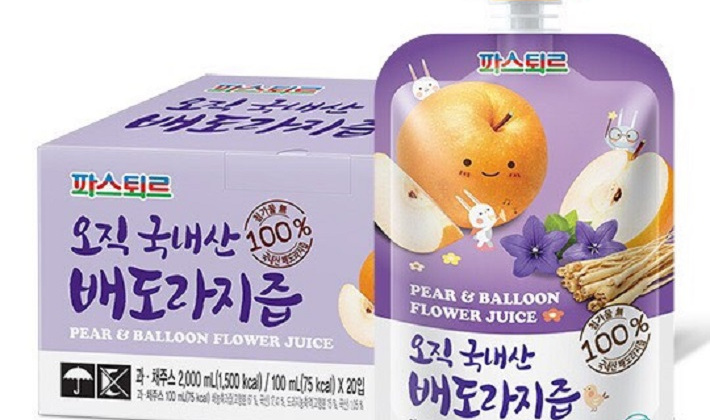 Công ty Lottefoods: Giới thiệu sản phẩm nước ép quả lê và rễ cây cát cánh