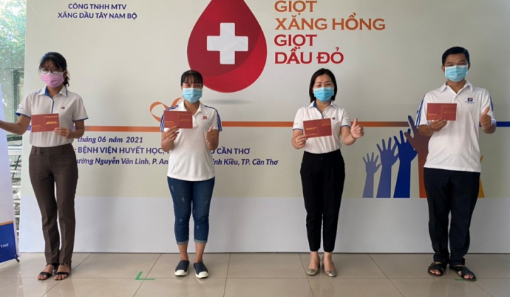 Petrolimex Cần Thơ: Tiếp nguồn máu khan hiếm trong đại dịch Covid-19