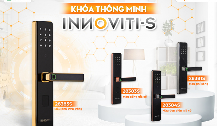 Khóa thông minh INNOVITI-S: Tích hợp toàn diện, bảo vệ ngôi nhà Việt