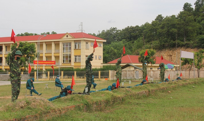 Công ty Cổ phần than Mông Dương: Tổ chức huấn luyện tự vệ năm 2021