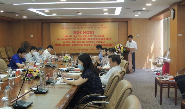 Đảng ủy Tổng công ty Thuốc lá Việt Nam tổng kết thực hiện Nghị quyết 04-NQ⁄ĐUK của Đảng ủy Khối