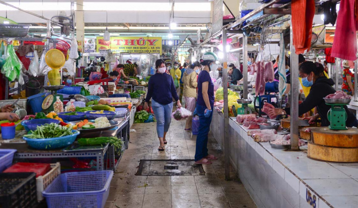 Liên Bộ Công Thương - Y tế hướng dẫn các chợ tăng cường phòng, chống dịch