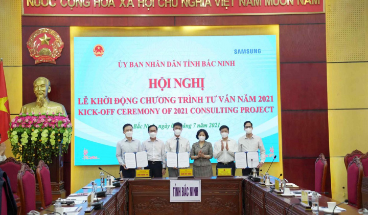 Samsung khởi động dự án tư vấn cải tiến doanh nghiệp tại Bắc Ninh