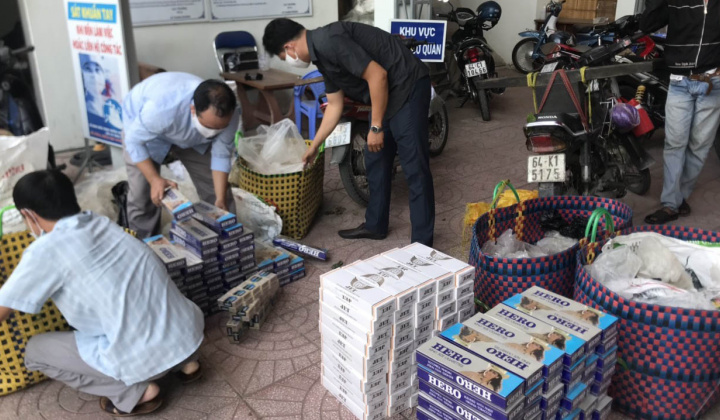 Quyết tâm truy quét và xử lý thuốc lá nhập lậu