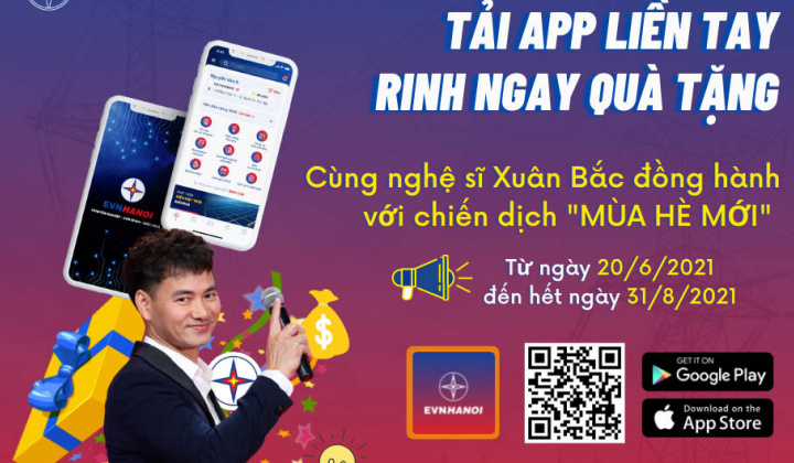 Nghệ sỹ ưu tú Xuân Bắc đồng hành cùng EVNHANOI trong chiến dịch “Mùa hè mới”