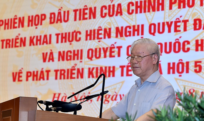 Tổng Bí thư chỉ đạo những định hướng lớn, chia sẻ sâu sắc, kỳ vọng và tin tưởng vào Chính phủ nhiệm kỳ 2021-2026