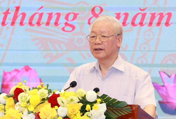 Toàn văn phát biểu của Tổng Bí thư tại Hội nghị toàn quốc triển khai Chương trình hành động của MTTQVN thực hiện Nghị quyết Đại hội XIII của Đảng